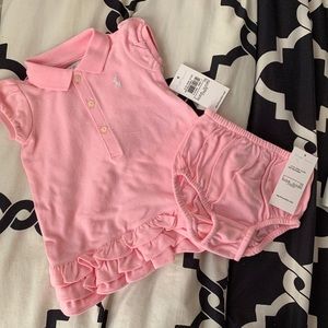 2 piece Ralph Lauren Baby Girl Set 3 months